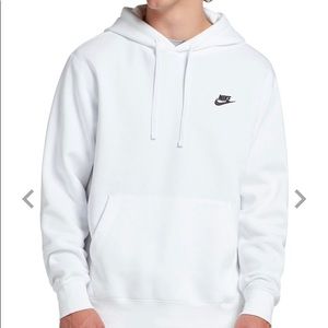 white nike hoodie